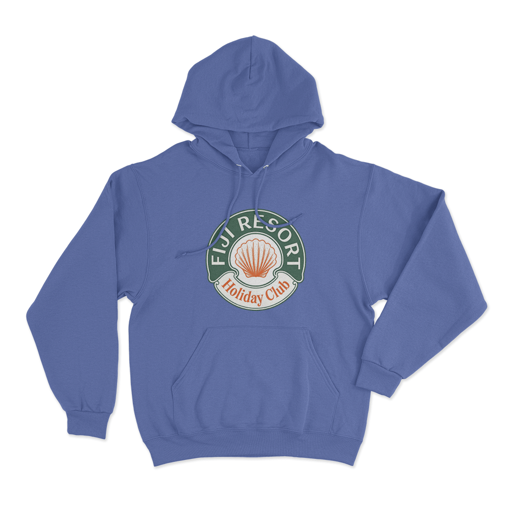Fiji Resort Unisex Hoodie Blue Fiji Resort Unisex Hoodie Blue