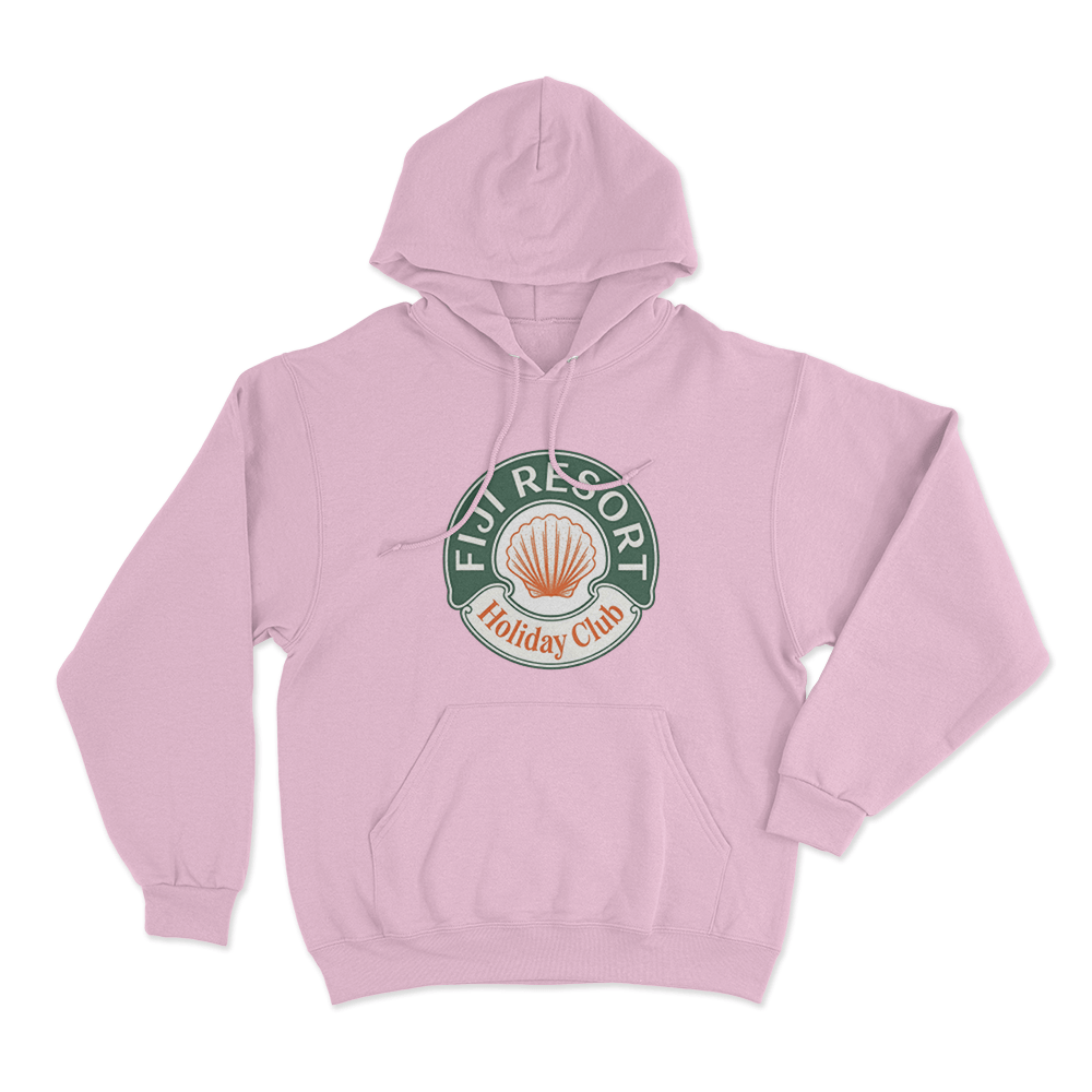 Fiji Resort Unisex Hoodie Pink Fiji Resort Unisex Hoodie Pink