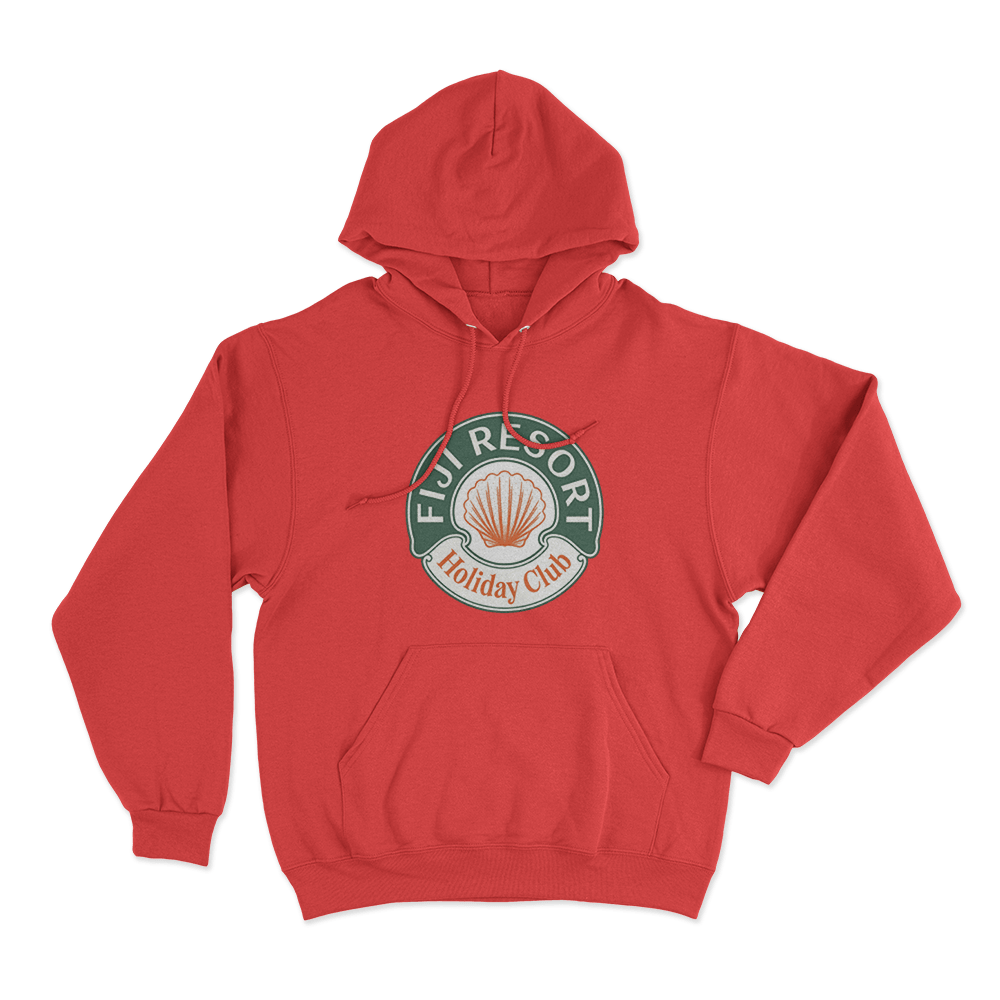 Fiji Resort Unisex Hoodie Red Fiji Resort Unisex Hoodie Red