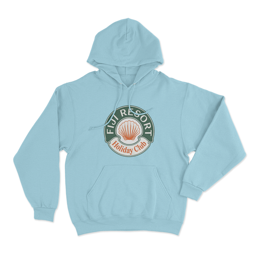 Fiji Resort Unisex Hoodie Sky Blue Fiji Resort Unisex Hoodie Sky Blue