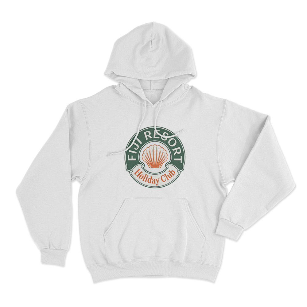 Fiji Resort Unisex Hoodie White Fiji Resort Unisex Hoodie White