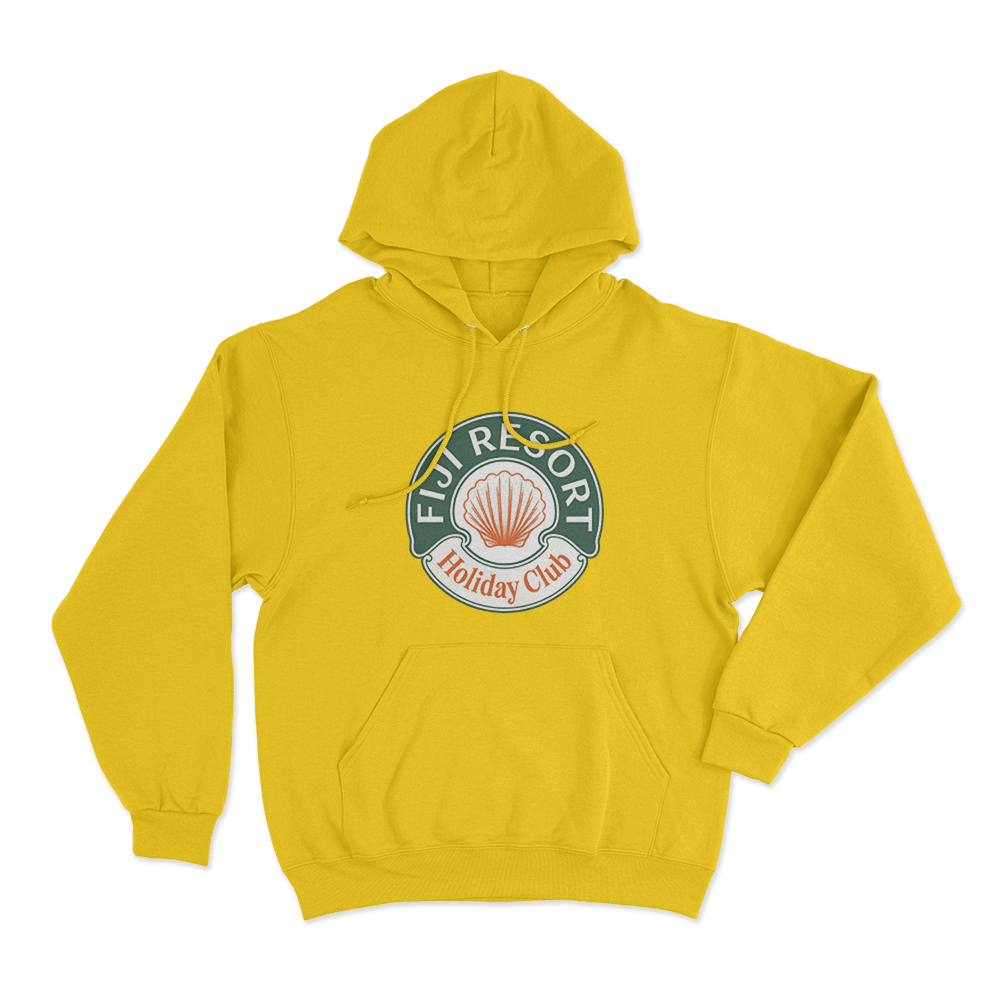 Fiji Resort Unisex Hoodie Yellow Fiji Resort Unisex Hoodie Yellow