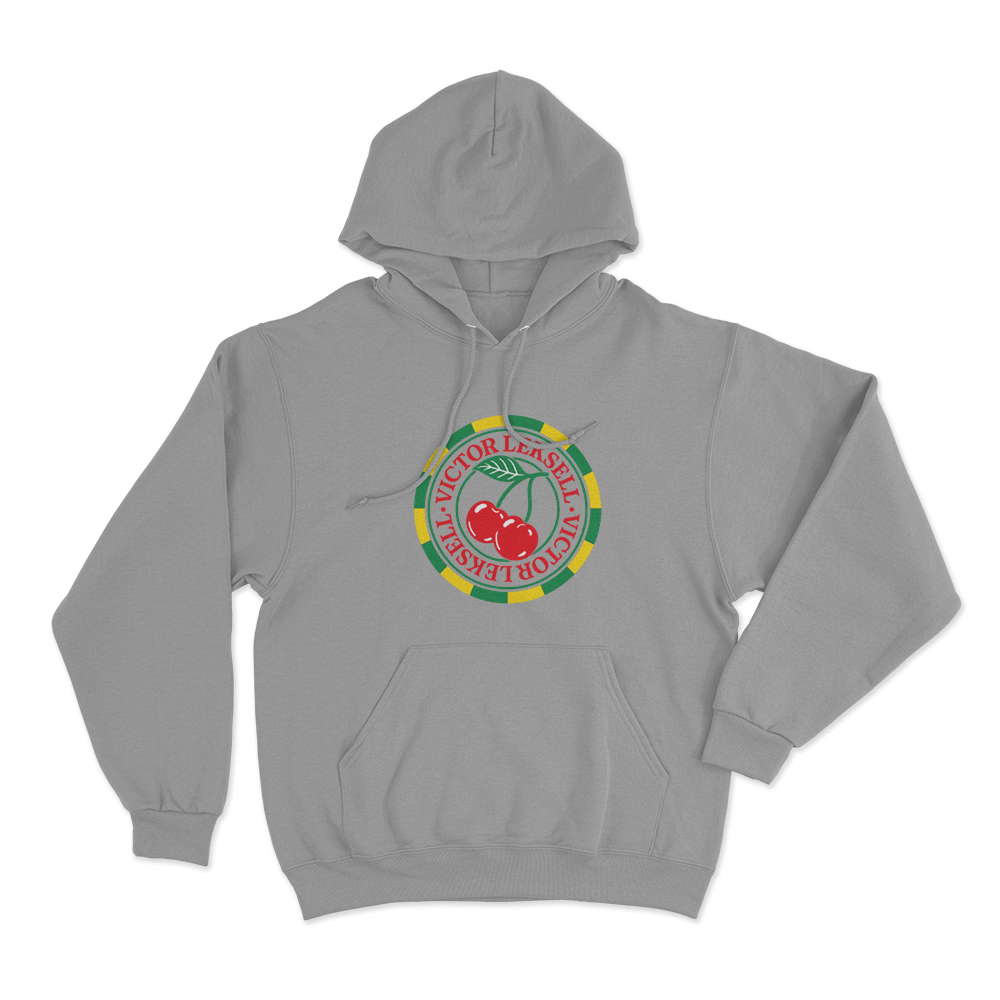 Victor Leksell Cherry Unisex Hoodie Grey Victor Leksell Cherry Unisex Hoodie Grey