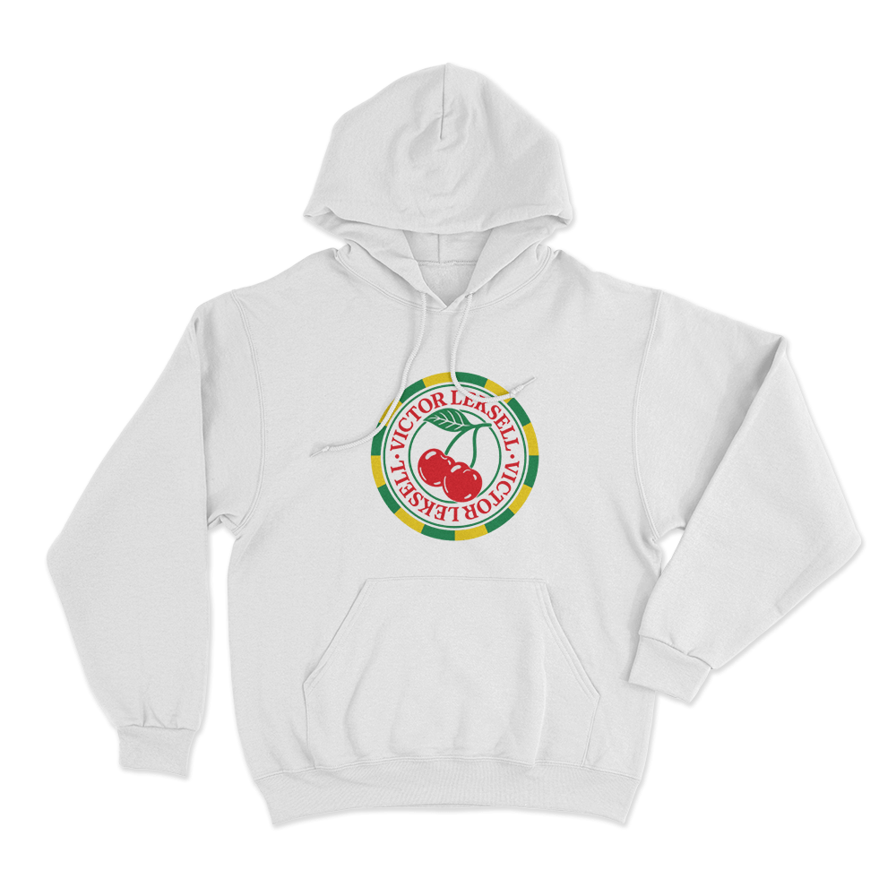 Victor Leksell Cherry Unisex Hoodie White Victor Leksell Cherry Unisex Hoodie White