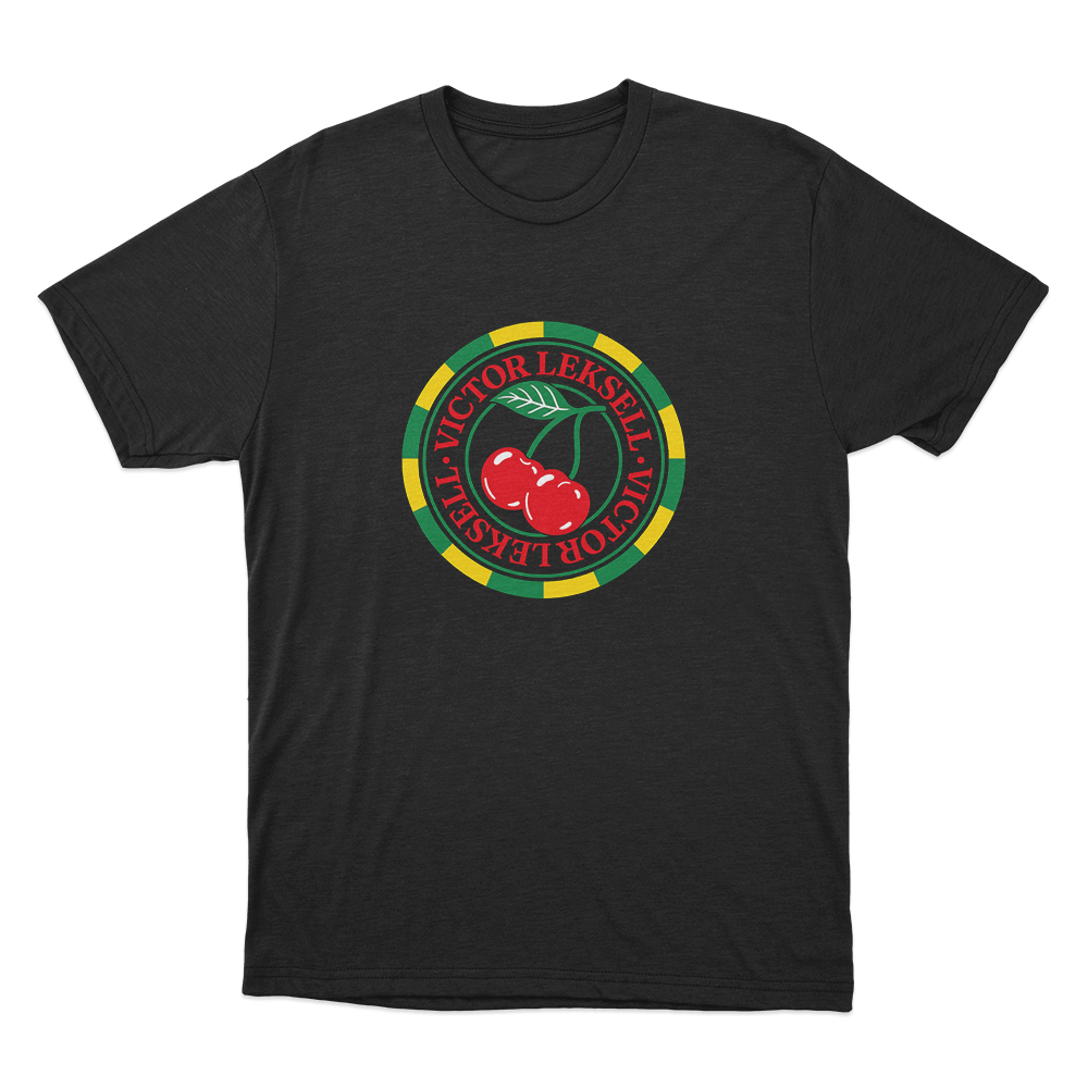 Victor Leksell Cherry Unisex T Shirt Black Victor Leksell Cherry Unisex T Shirt Black