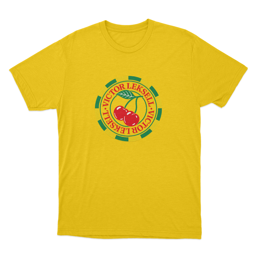 Victor Leksell Cherry Unisex T Shirt Yellow Victor Leksell Cherry Unisex T Shirt Yellow