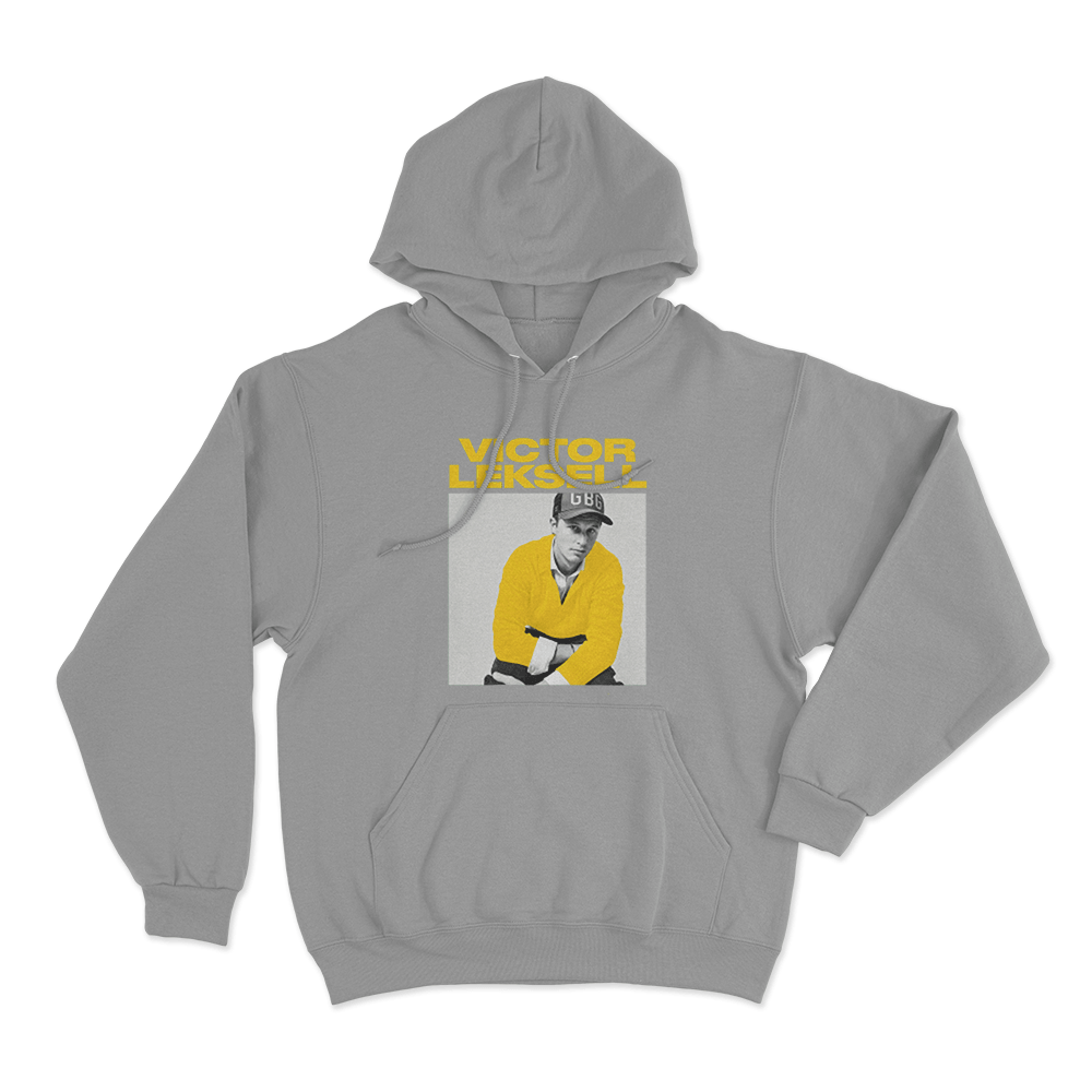 Victor Leksell Portrait Unisex Hoodie Grey Victor Leksell Portrait Unisex Hoodie Grey