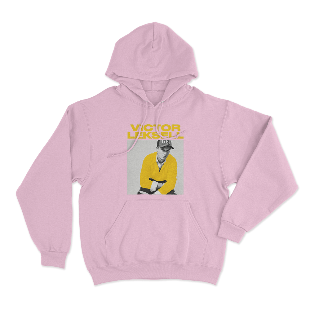 Victor Leksell Portrait Unisex Hoodie Pink Victor Leksell Portrait Unisex Hoodie Pink