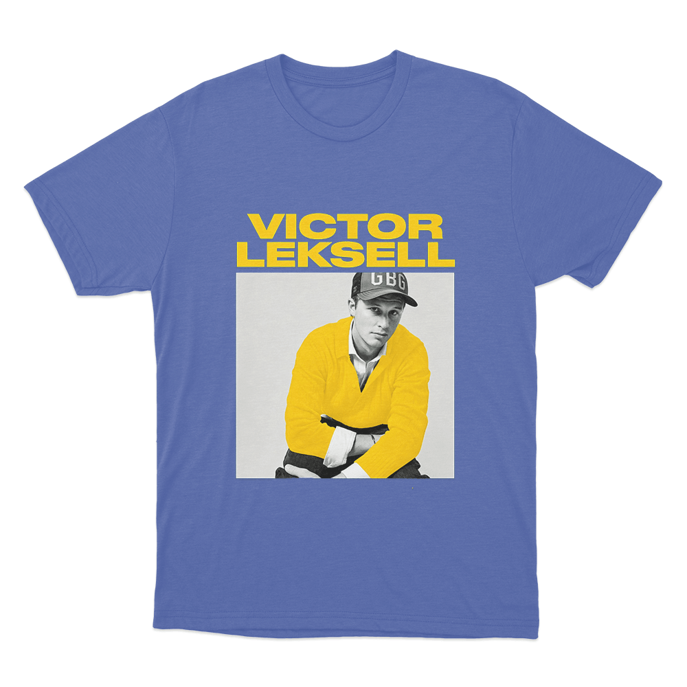 Victor Leksell Portrait Unisex T Shirt Blue Victor Leksell Portrait Unisex T Shirt Blue