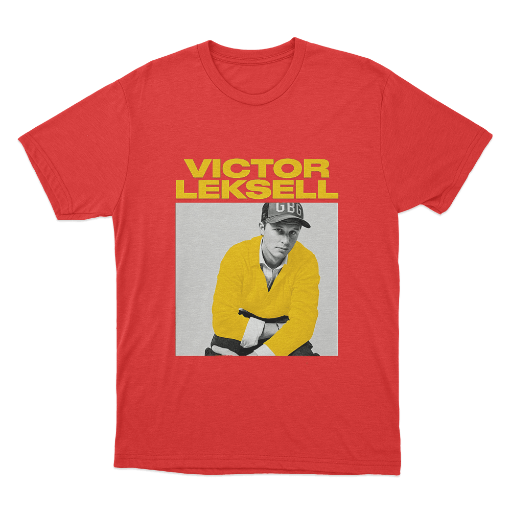 Victor Leksell Portrait Unisex T Shirt Red Victor Leksell Portrait Unisex T Shirt Red