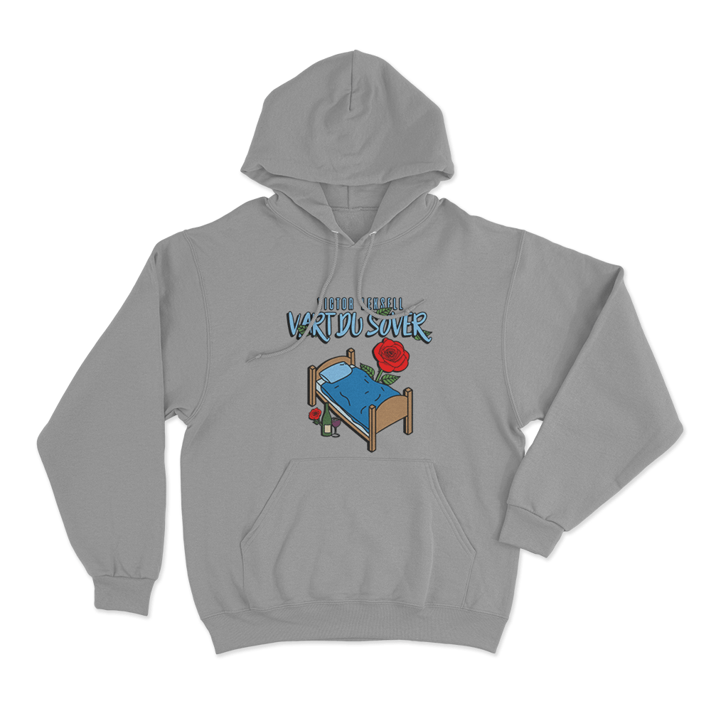 Victor Leksell Vart Du Sover Unisex Hoodie Grey Victor Leksell Vart Du Sover Unisex Hoodie Grey