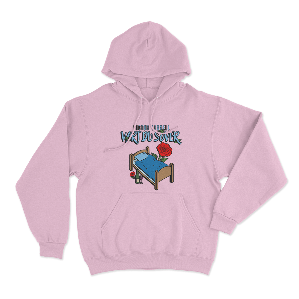Victor Leksell Vart Du Sover Unisex Hoodie Pink Victor Leksell Vart Du Sover Unisex Hoodie Pink