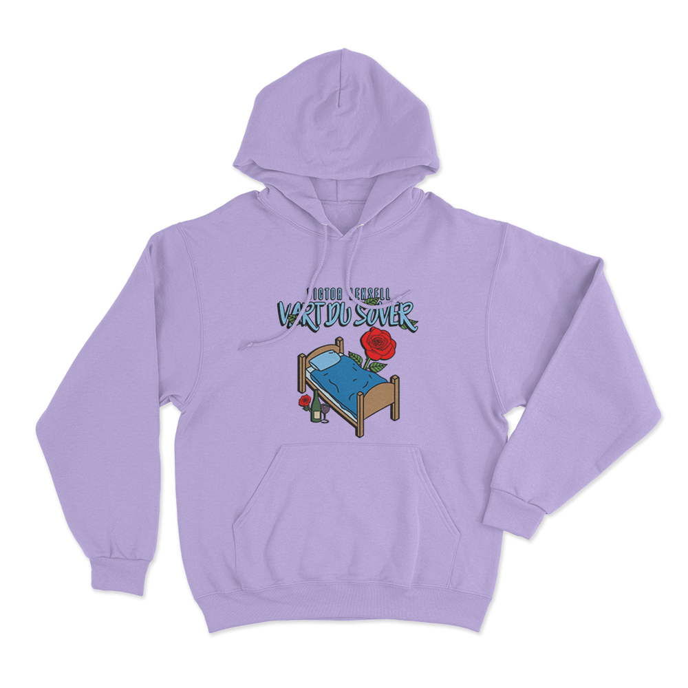 Victor Leksell Vart Du Sover Unisex Hoodie Purple Victor Leksell Vart Du Sover Unisex Hoodie Purple