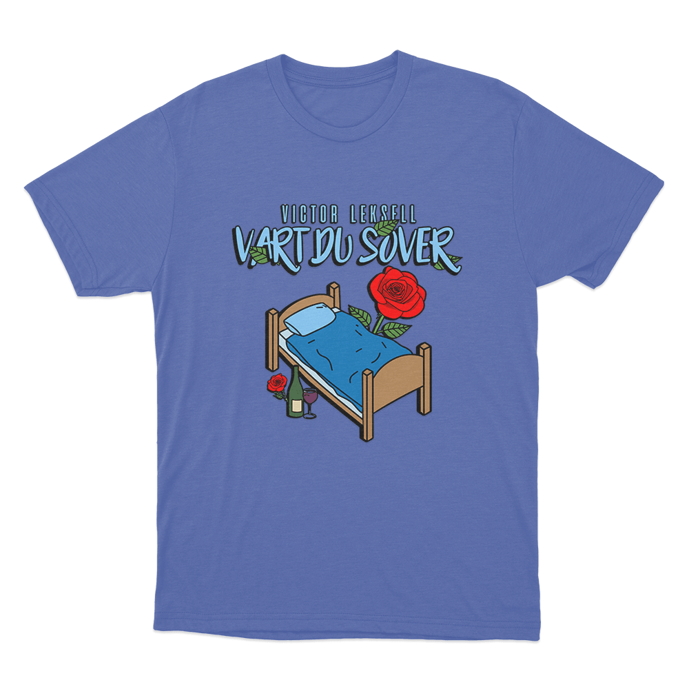 Victor Leksell Vart Du Sover Unisex T Shirt Blue Victor Leksell Vart Du Sover Unisex T Shirt Blue
