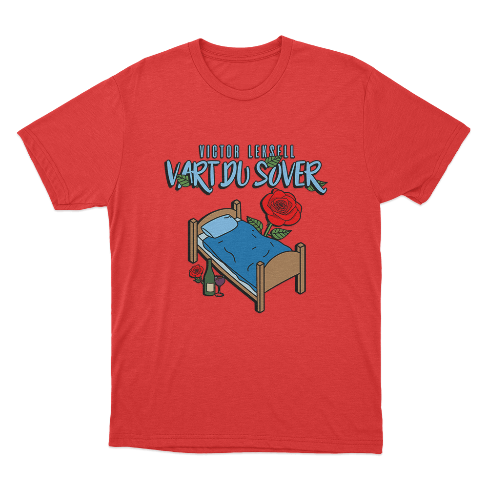 Victor Leksell Vart Du Sover Unisex T Shirt Red Victor Leksell Vart Du Sover Unisex T Shirt Red
