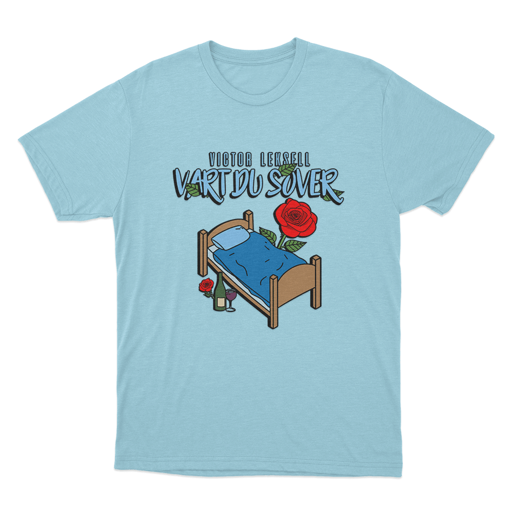 Victor Leksell Vart Du Sover Unisex T Shirt Sky Blue Victor Leksell Vart Du Sover Unisex T Shirt Sky Blue