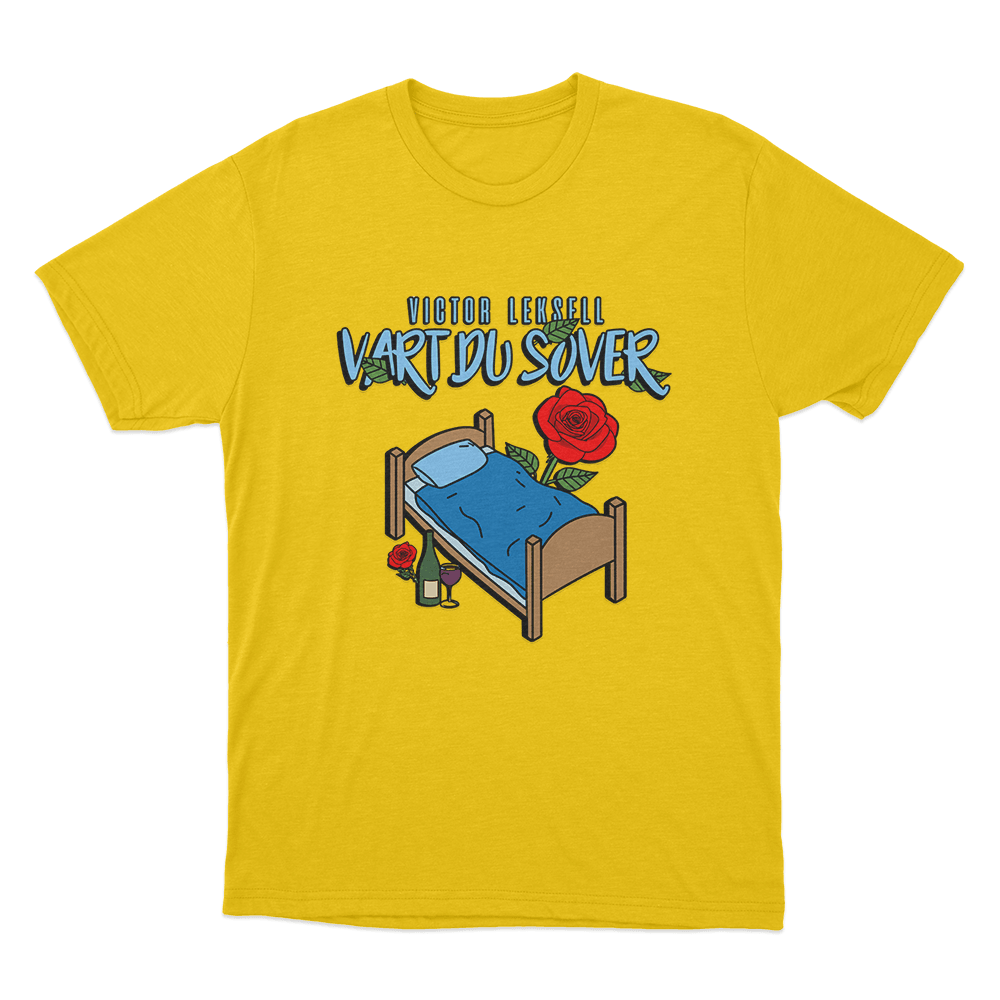 Victor Leksell Vart Du Sover Unisex T Shirt Yellow Victor Leksell Vart Du Sover Unisex T Shirt Yellow